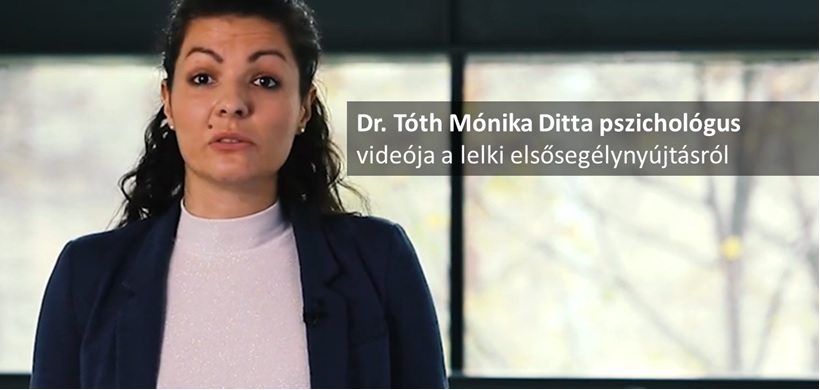 Slide - VIDEÓ - Bemutatkozunk: Dr. Tóth Mónika Ditta pszichológus